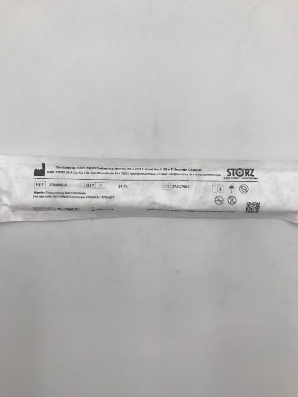 KARL STORZ 27040NB-S Bipolar Coagulating Ball Electrode 24 fr