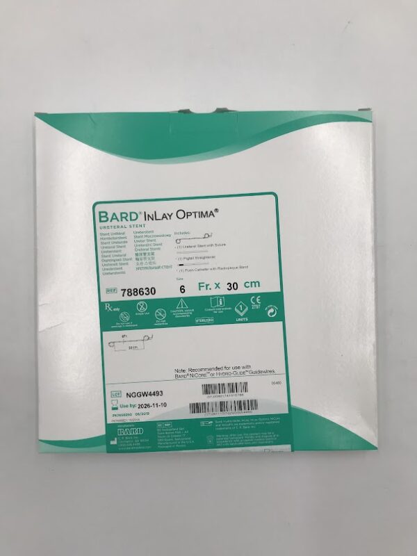 BARD 788630 InLay Optima Ureteral Stent 6Fr x 30cm