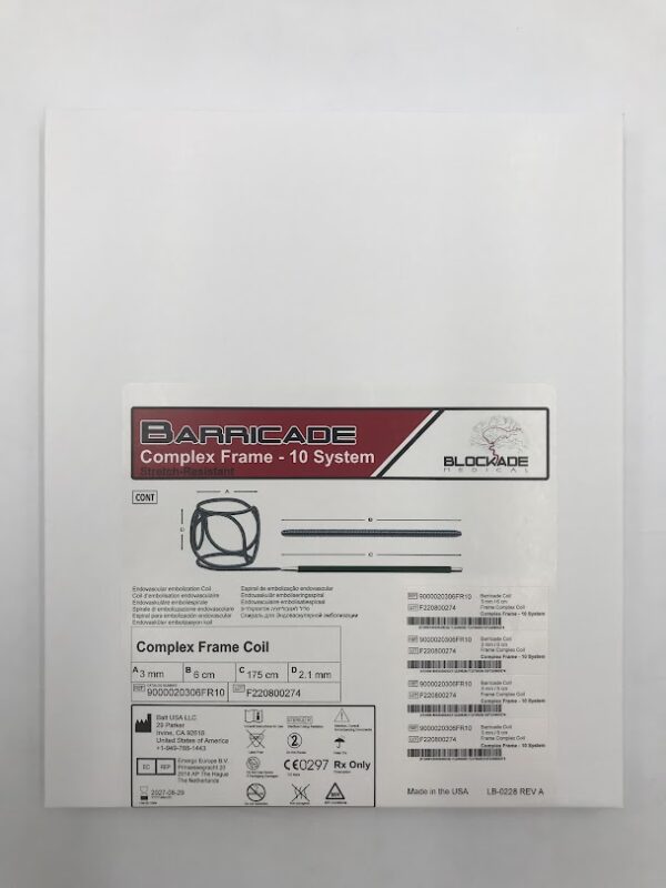 BALT 9000020306FR10 Barricade Complex Frame Coil - 10 System 3mm x 6cm