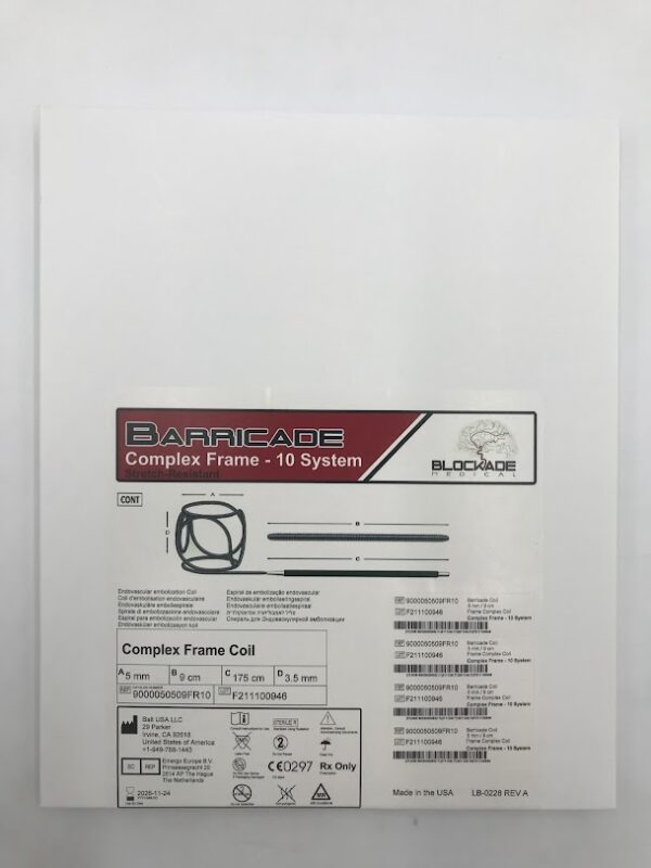 BALT 9000050509FR10 Barricade Complex Frame Coil - 10 System 5mm x 9cm