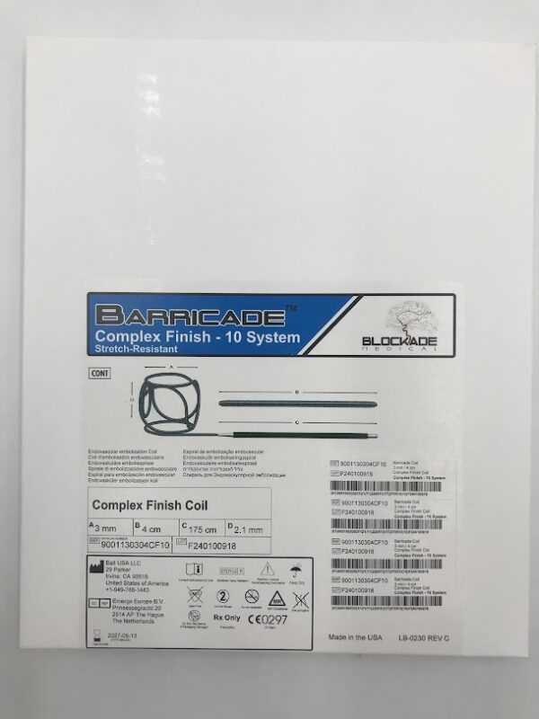 BALT 9001130304CF10 Barricade Complex Finish Coil - 10 System 3mm x 4cm