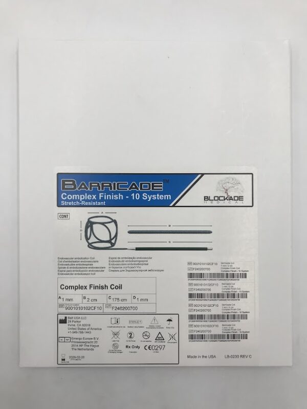 BALT 9001010102CF10 Barricade Complex Finish Coil - 10 System 1mm x 2cm
