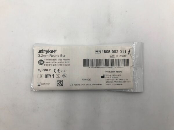 STRYKER 1608-002-011 3.2mm Round Bur (X)