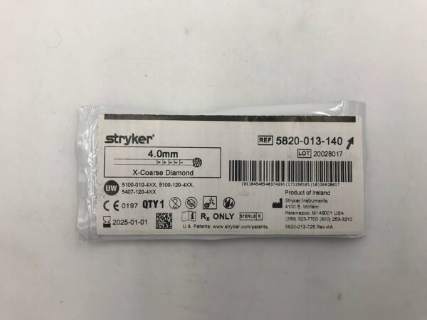 STRYKER 5820-013-140 X-Coarse Diamond 4.0mm (X)