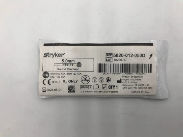 STRYKER 5820-012-050D Round Diamond 5.0mm (X)
