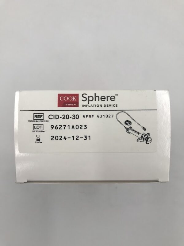 COOK G31027 Sphere Disposable Inflation Device (X)