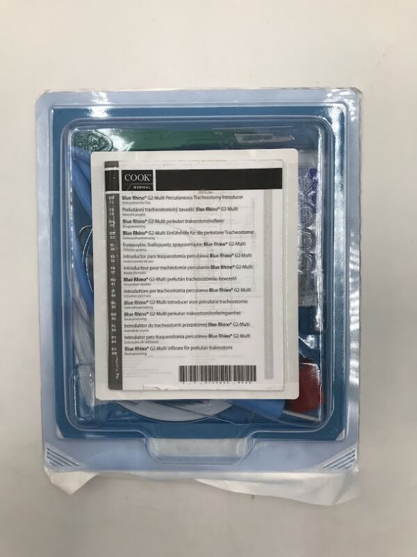 COOK G57682 Blue Rhino G2-Multi Percutaneous Tracheostomy Introducer Set .052"/ 55cm (X)