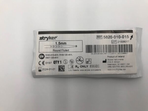 STRYKER 5820-010-015 1.5mm Round Fluted (X)