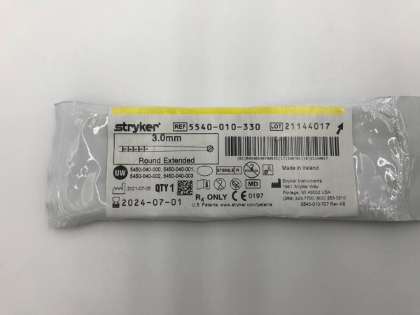 STRYKER 5540-010-330 3.0mm Round Extended (X)