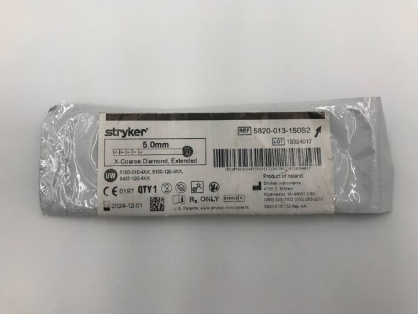 STRYKER 5820-013-150S2 5.0mm X-Coarse Diamond, Extended (X)