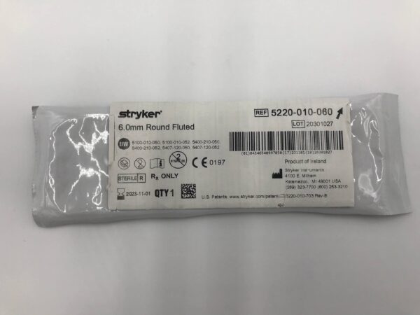 STRYKER 5220-010-060 6.0mm Round Fluted (X)