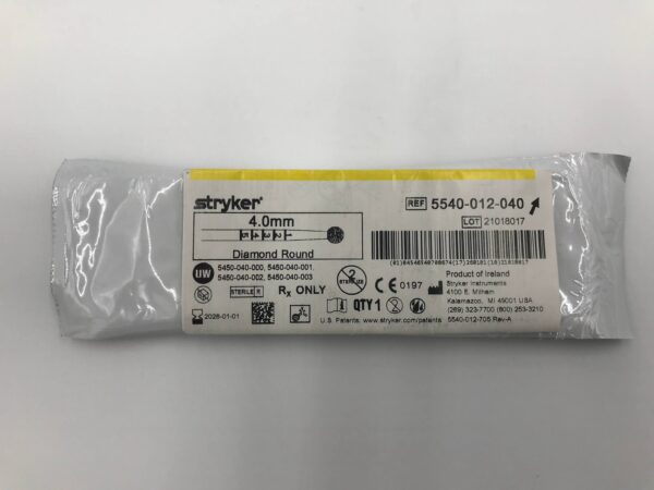STRYKER 5540-012-040 4.0mm Diamond Round