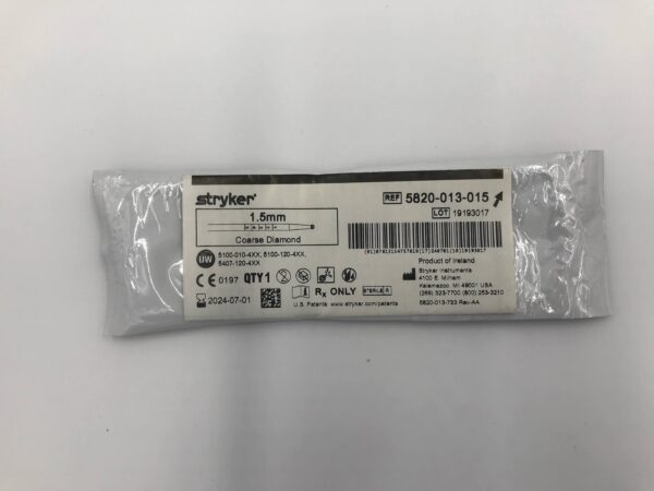 STRYKER 5820-013-015 1.5mm Coarse Diamond (X)