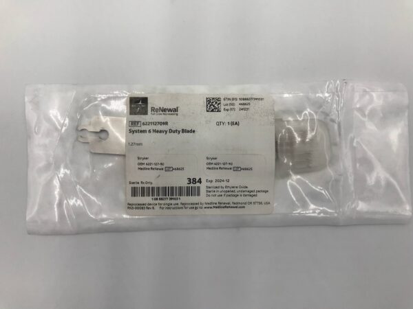 STRYKER 622112709R System 6 Heavy Duty Blade 1.27mm (X)