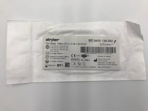 STRYKER 5400-134-282 Fan Blade, Offset (53.5 x 0.38 x 32.0mm)