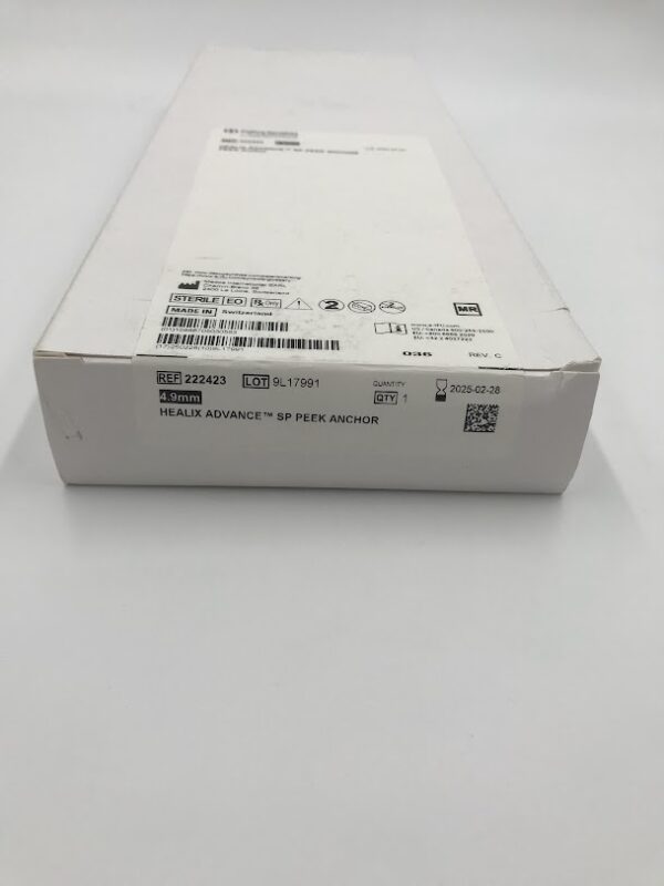 DEPUY 222423 Healix Advanced SP Peek Anchor 4.9mm (X)