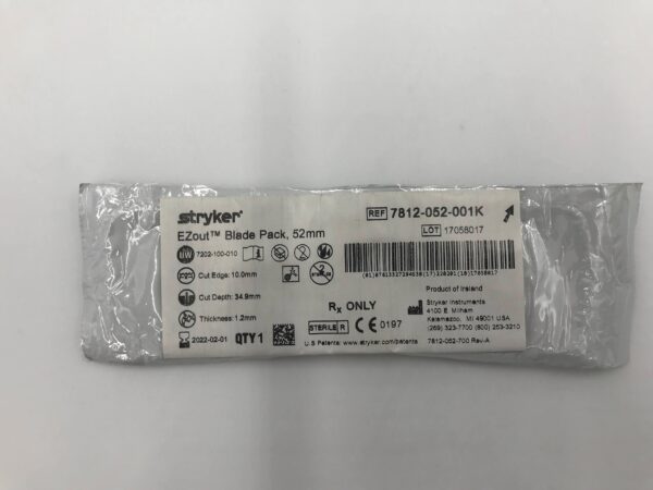 STRYKER 7812-052-001K EZout Blade Pack, 52mm (X)