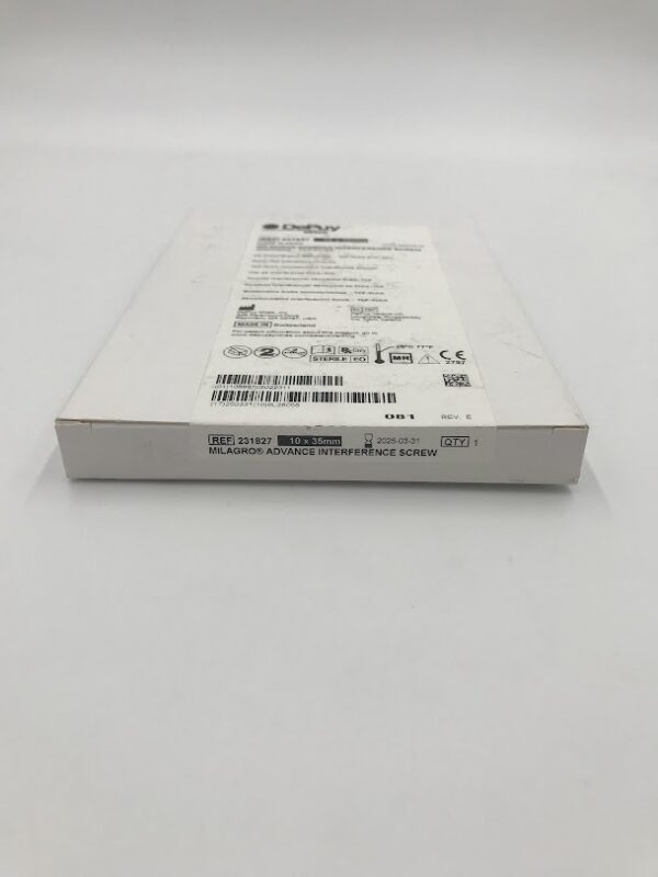 DEPUY 231827 Milagro Advanced Interference Screw 10 x 35mm (X)