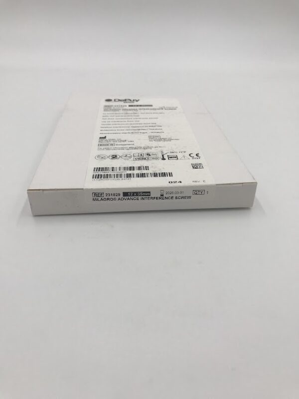 DEPUY 231829 Milagro Advanced Interference Screw 12 x 35mm (X)