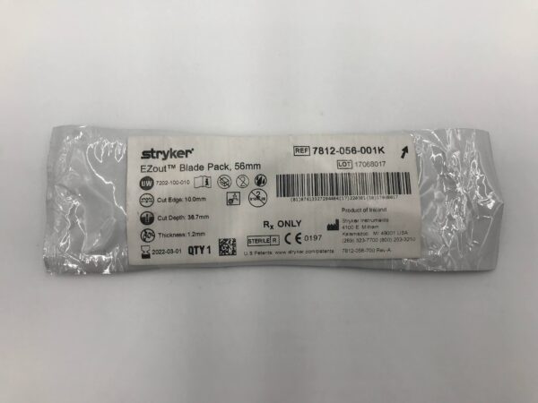 STRYKER 7812-056-001K EZout Blade Pack, 56mm (X)