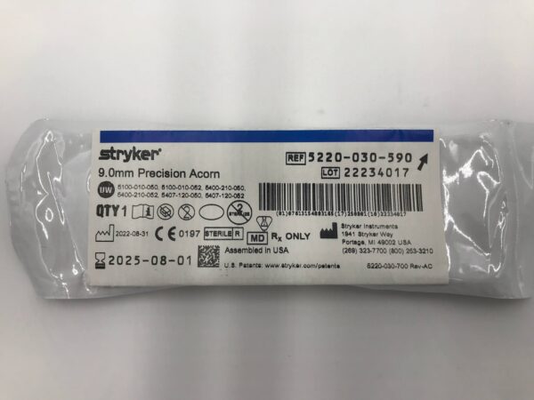STRYKER 5220-030-590 9.0mm Precision Acorn