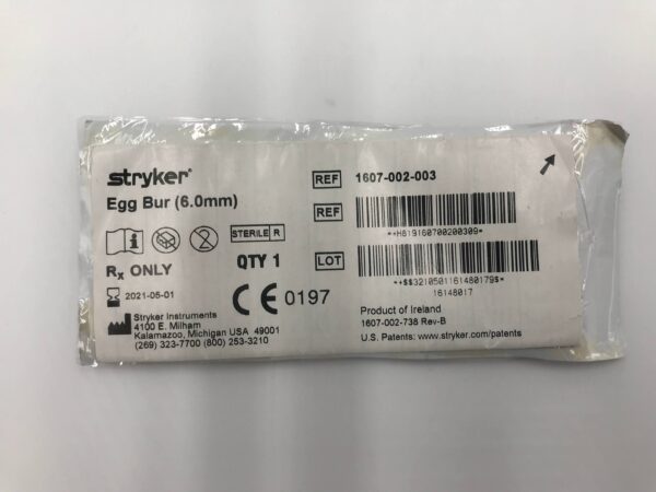 STRYKER 1607-002-003 Egg Bur (6.0mm) (X)