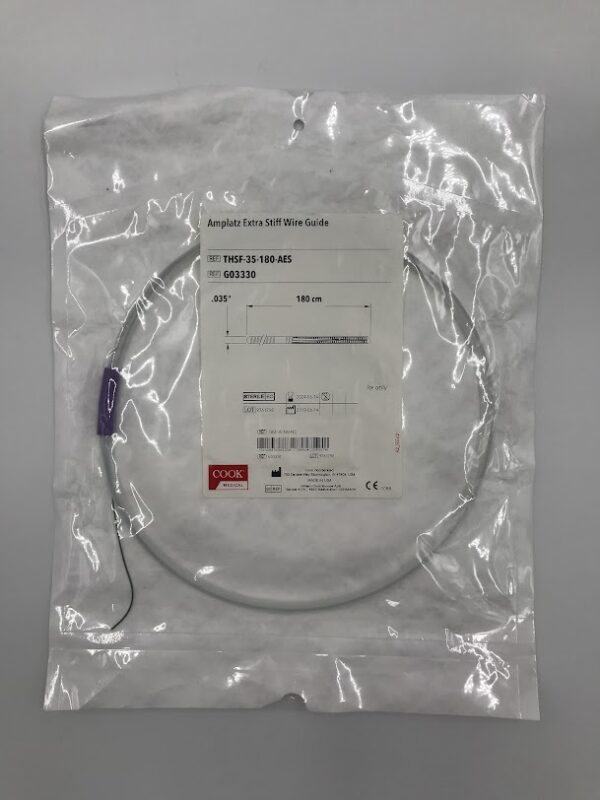 COOK G03330 Amplatz Extra Stiff Wire Guide .035" x 180cm (X)