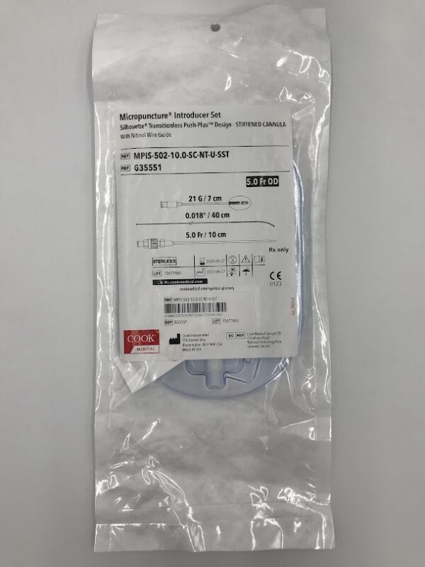 COOK G35551 Micropuncture Introducer Set 5.0Fr O.D.