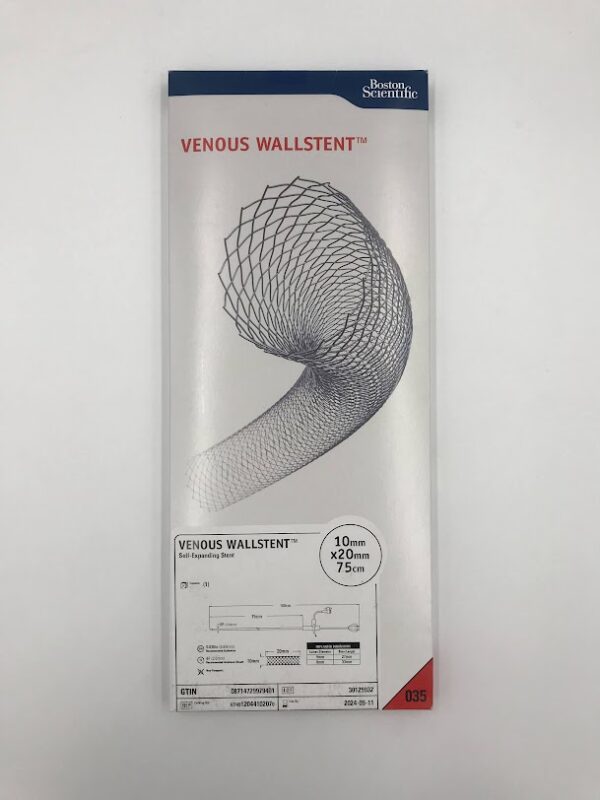 BOSTON SCIENTIFIC 1204410207 Venous Wallstent Self-Expanding Stent 10mm x 20mm x 75cm (X)