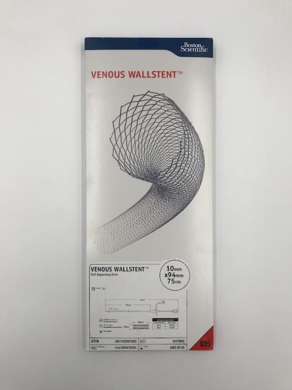 BOSTON SCIENTIFIC 1204410947 Venous Wallstent Self-Expanding Stent 10mm x 94mm x 75cm (X)