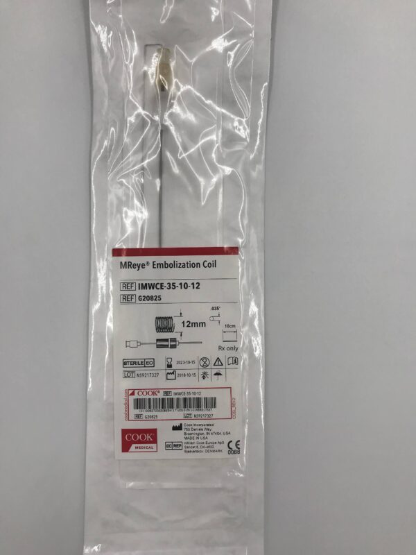 COOK G20825 MReye Embolization Coil 12mm (X)