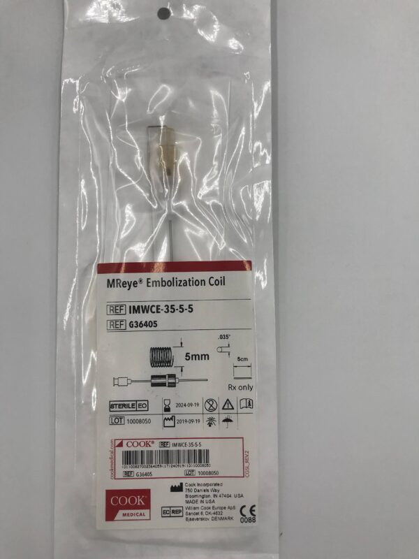 COOK G36405 MReye Embolization Coil 5mm (X)