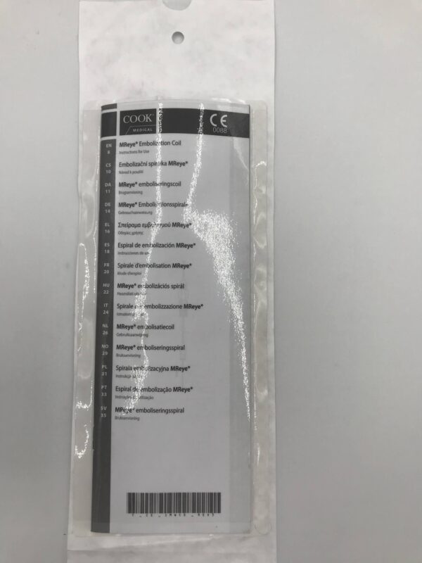 COOK G36405 MReye Embolization Coil 5mm (X)