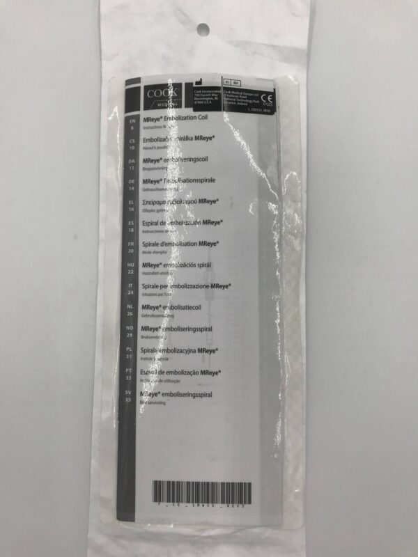 COOK G42414 MReye Embolization Coil 3mm (X)