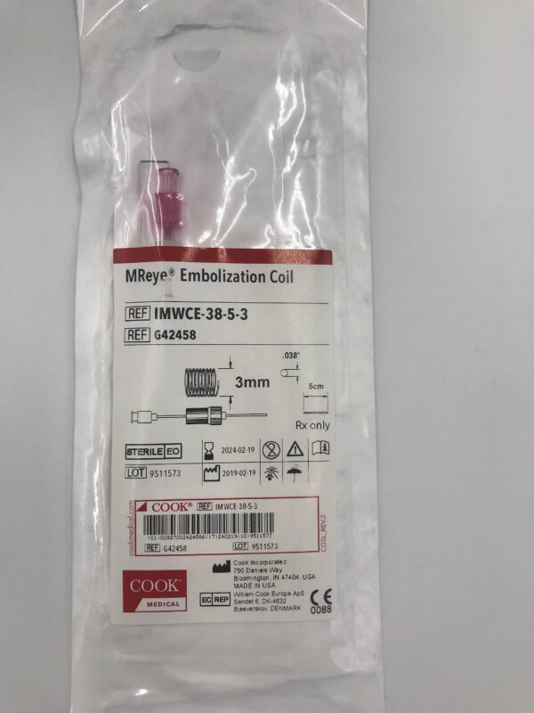 COOK G42458 MReye Embolization Coil 3mm (X)
