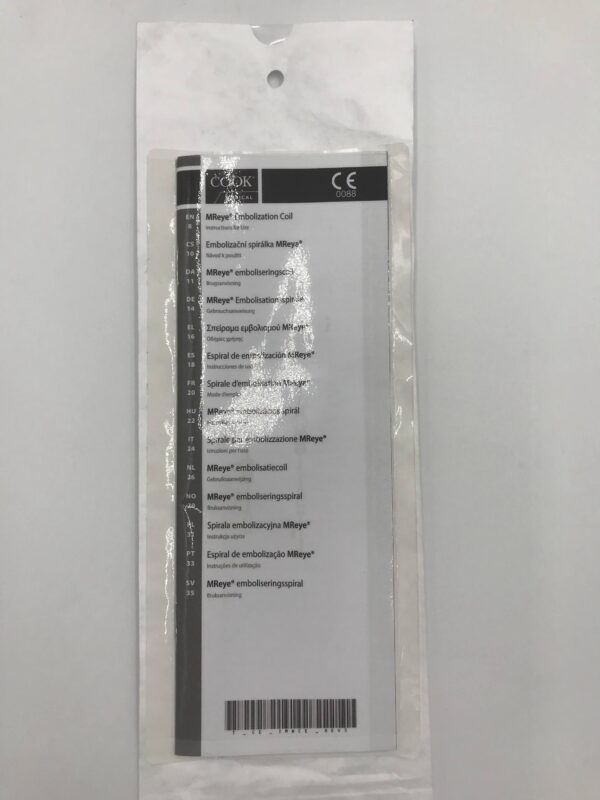 COOK G42458 MReye Embolization Coil 3mm (X)