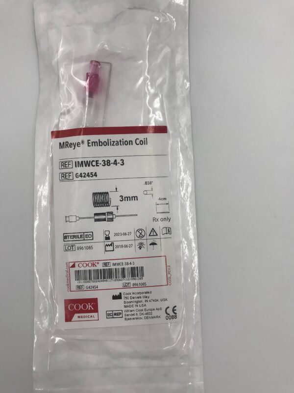 COOK G42454 MReye Embolization Coil 3mm (X)