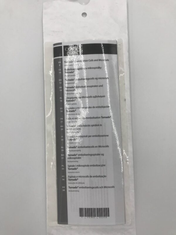 COOK G47521 Tornado Embolization Coil 6mm, 3mm (X)