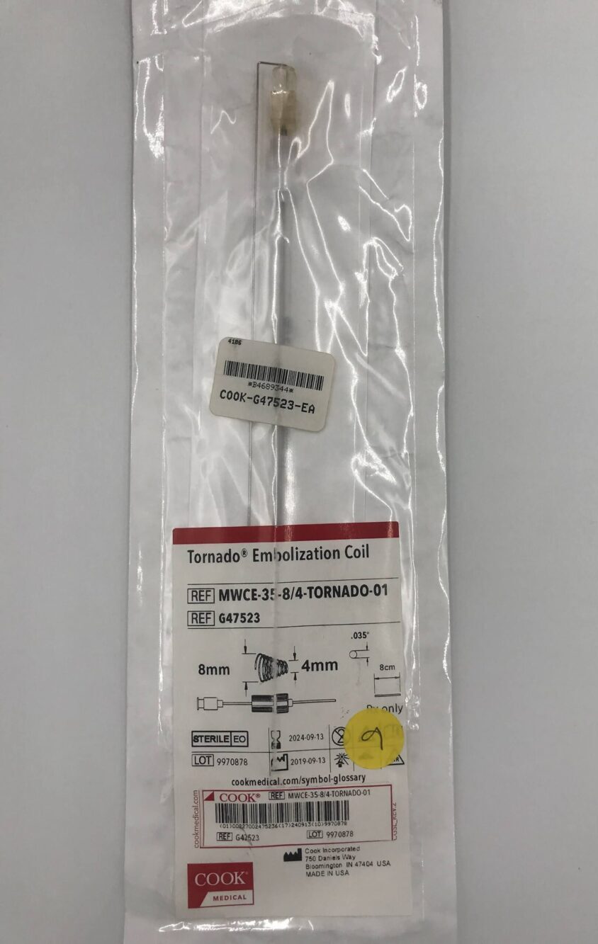 COOK G47523 Tornado Embolization Coil 8mm, 4mm (X)