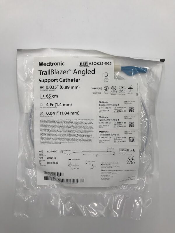 MEDTRONIC ASC-035-065 TrailBlazer Angled Support Catheter 0.035" x 65cm x 4Fr x 0.041" (X)