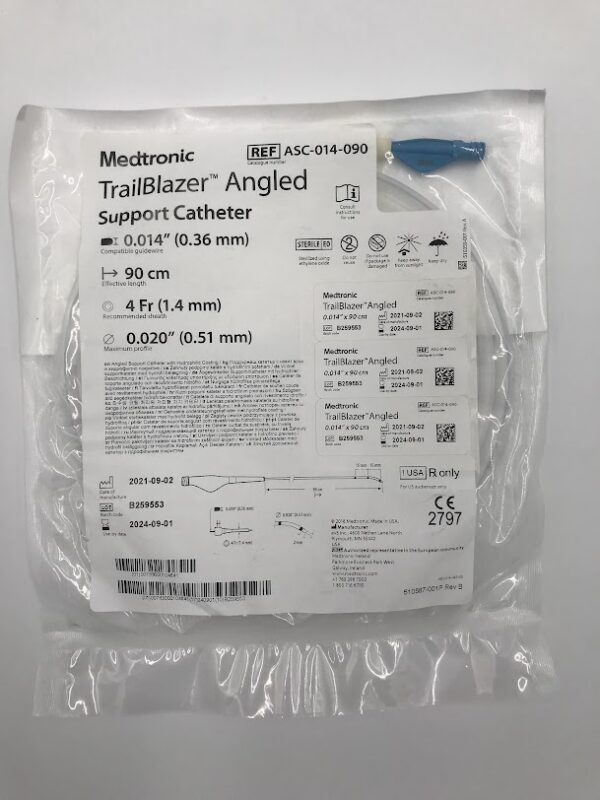 MEDTRONIC ASC-014-090 TrailBlazer Angled Support Catheter 0.014" x 90cm x 4Fr x 0.020" (X)