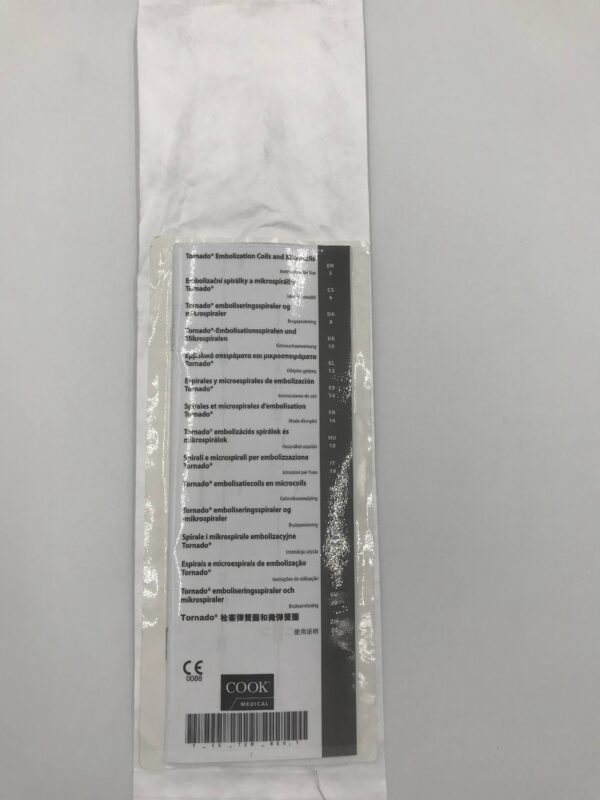 COOK G10417 Tornado Embolization Coil 7mm, 3mm (X)