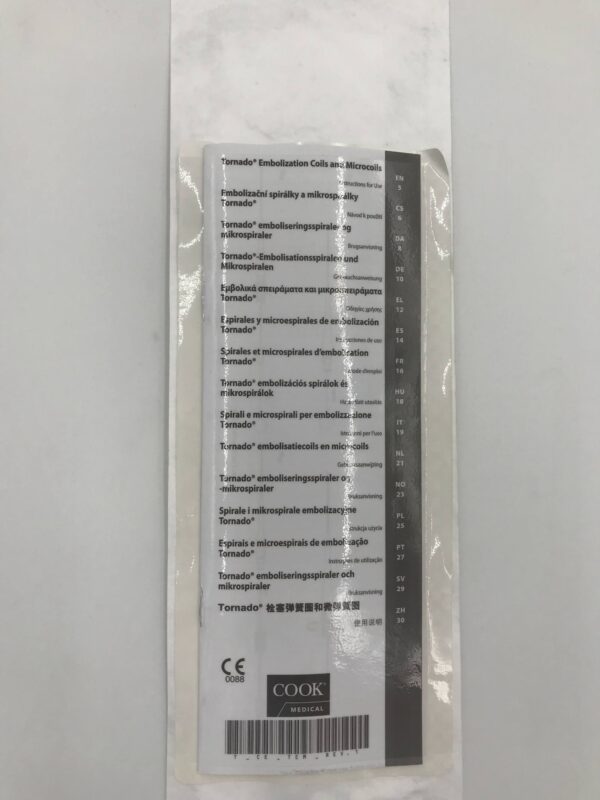 COOK G10413 Tornado Embolization Coil 10mm, 5mm (X)