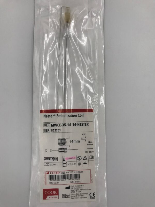 COOK G52751 Nester Embolization Coil 14mm (X)