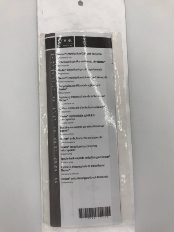 COOK G47335 Nester Embolization Microcoil 5mm (X)