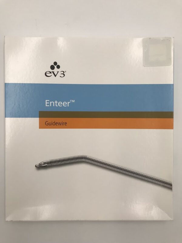 EV3 ENW-SF-014-300 Enteer GuideWire Stiff Angled Tip and Hydrophilic Coating 0.014in (X)