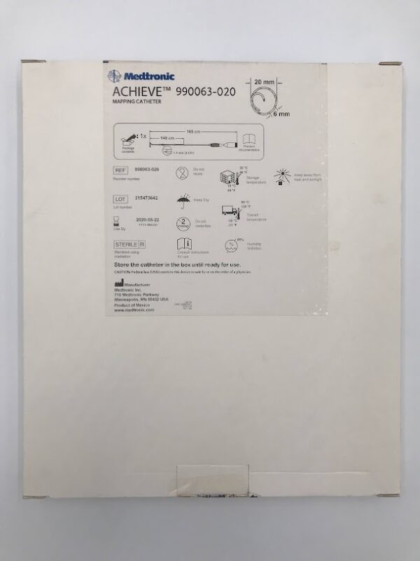 MEDTRONIC 990063-020 Achieve Mapping Catheter 20mm x 6mm (X)