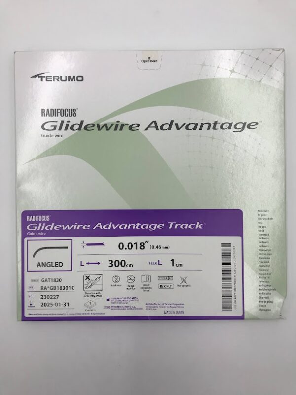 TERUMO RA*GB18301C RadiFocus Angled Advantage Track Guidewire 300cm (X)