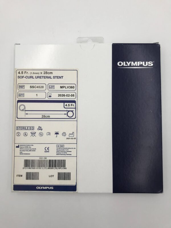 OLYMPUS SSC4528 Sof-Curl Ureteral Stent 4.5Fr (1.5mm) x 28cm