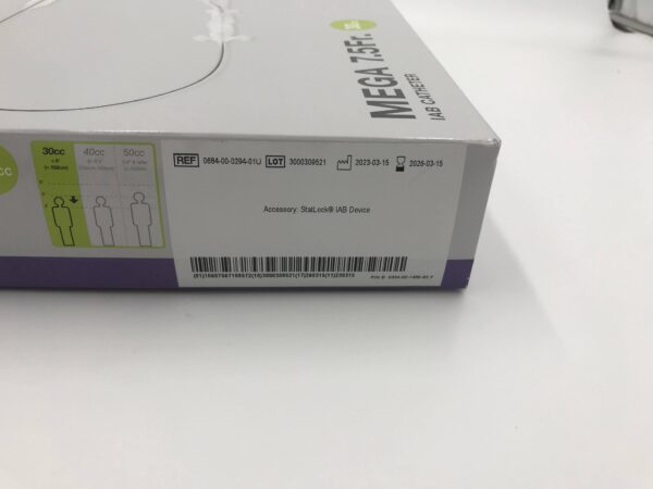 MAQUET 0684-00-0294-01U Mega Intra-Aortic Balloon Catheter and Insertion Kit 7.5Fr, 30cc